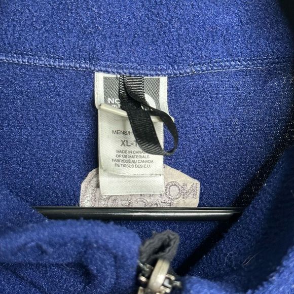 VTG North Face Fleece Full Zip Jacket Mens XL - Picture 3 of 3